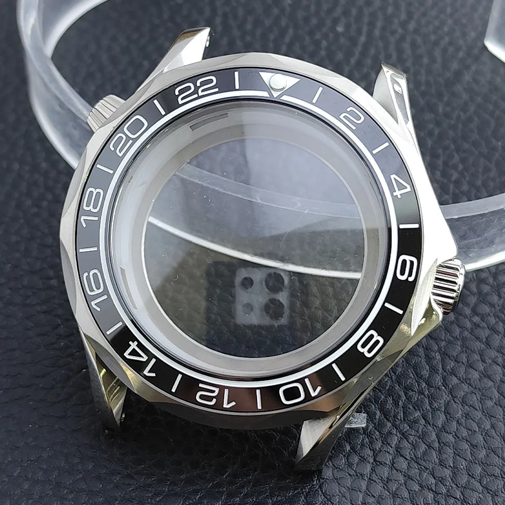 Premium 42mm Men's Watch Case with Sapphire Glass and 20mm Strap - Complete Watch Accessory Set with Box