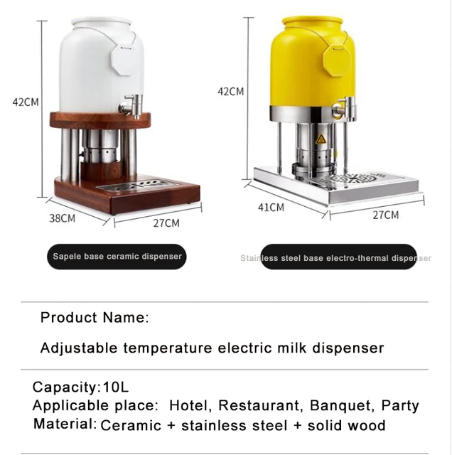 Catering Buffet Urn Commercial Electric Gel Fuel Iced Refrigerated Beverage  Juice Fruit Tea Coffee Dispenser Machine Both Hot Warmer Cold Milk Dispenser  - China Milk Dispenser, Milk Powder Dispenser