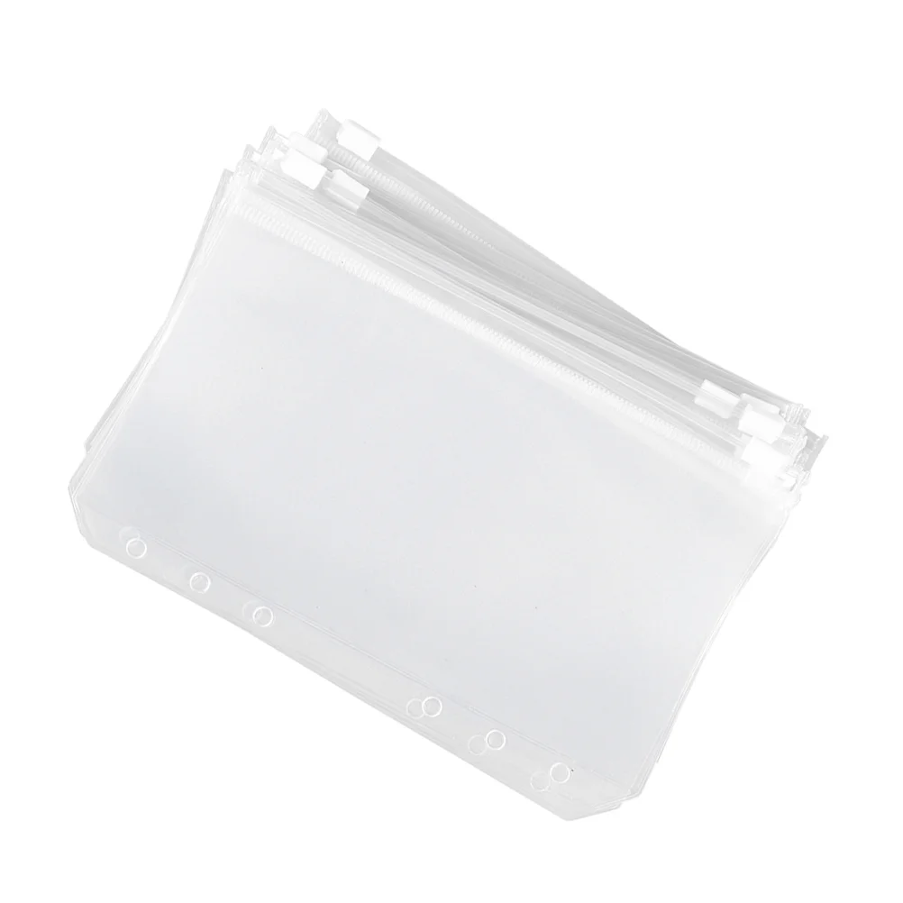 

Plastic Binder Clear File Folders Zipper Organizer Folder A6 Envelope Pouches Cash Pouch Envelopes Budget Document Money Pocket