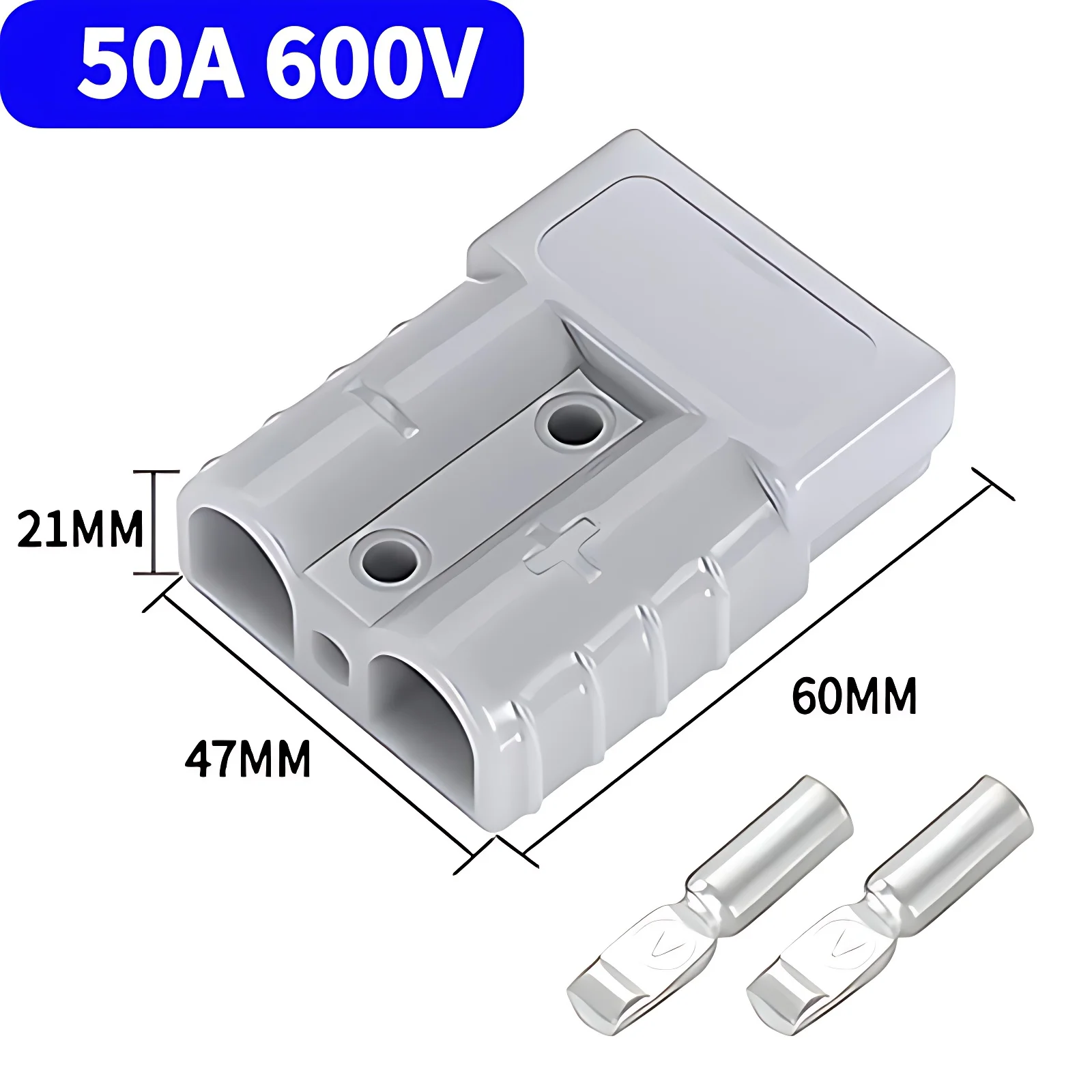 5/20/100 Set 50A Connettore A Spina Stile Anderson-K Di Connettori Rapidi Per La Ricarica Della Batteria Del Carrello Elevatore Con Maniglia Anderson Staccabile