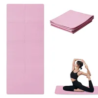 Pink Foldable Yoga Mat Eco Friendly EVA Folding Travel Fitness Exercise Mat 3/4/6mm Thicknesses for Yoga Pilates Workouts