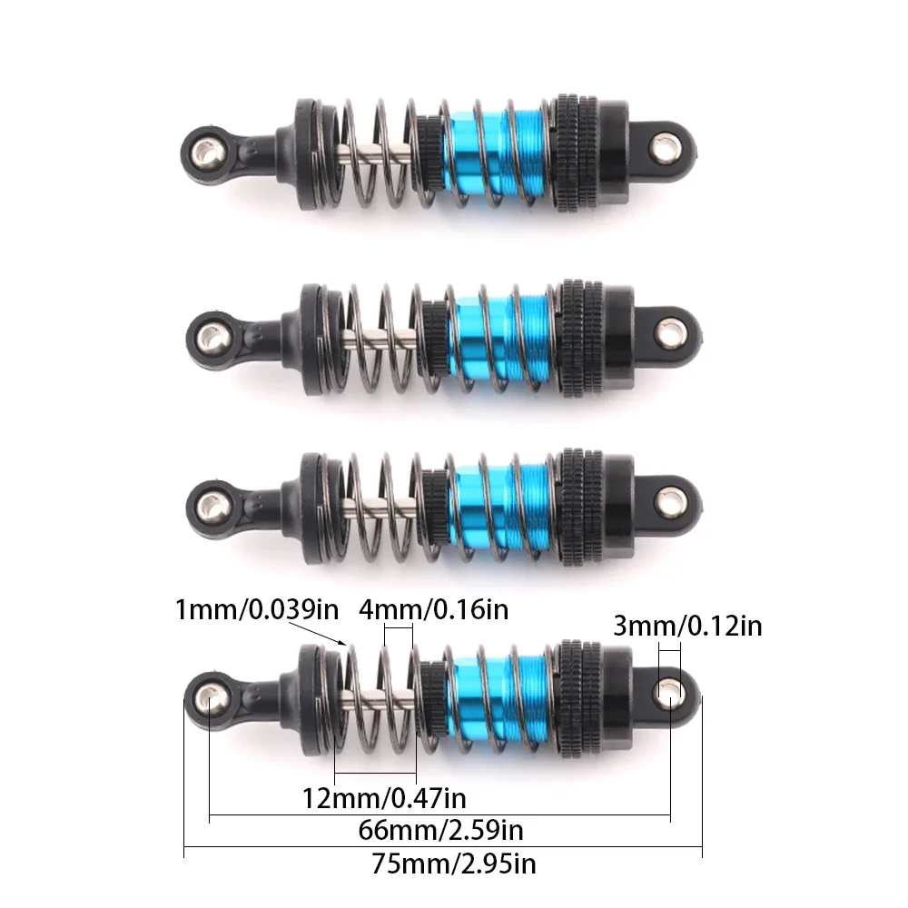 RCカー用ショックアブソーバー Compatible With Axial SCX6 LCX For