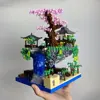 Taohuatan Lake Themed Micro Brick Building Blocks Set Adult Creative Toys Unique Chinese Landscape Model Bricks with LED Light 2