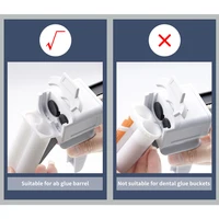 Pistolet distributeur 50ml, pistolet à colle époxy 1:1/2:1, pistolet de distribution mixte à impression, pistolet à colle AB à deux composants 5
