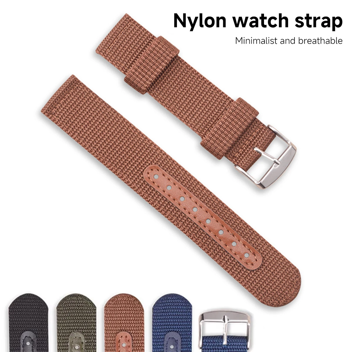 Versatile Nylon Canvas Woven Watch Band – Soft and Durable Bracelet