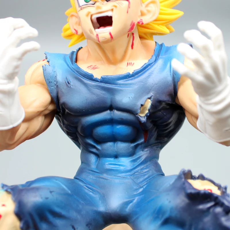 28cm Dragon Ball Z Figure Majin Vegeta Anime Figure SSJ DBZ GK PVC Action Figures Collection Model Toy for Children Gift Presale