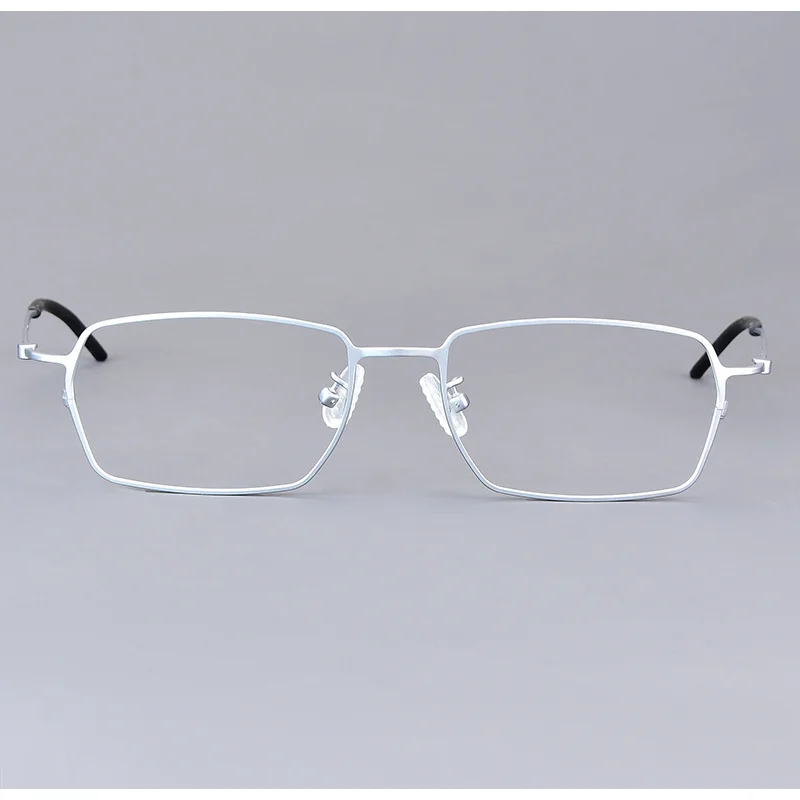 152MM Männer Übergroße Quadratische Reine Titan Brille Rahmen Frauen Ultra-licht Große Gesicht Brillen Brille Handgemachte Große Brillen – Detail 17