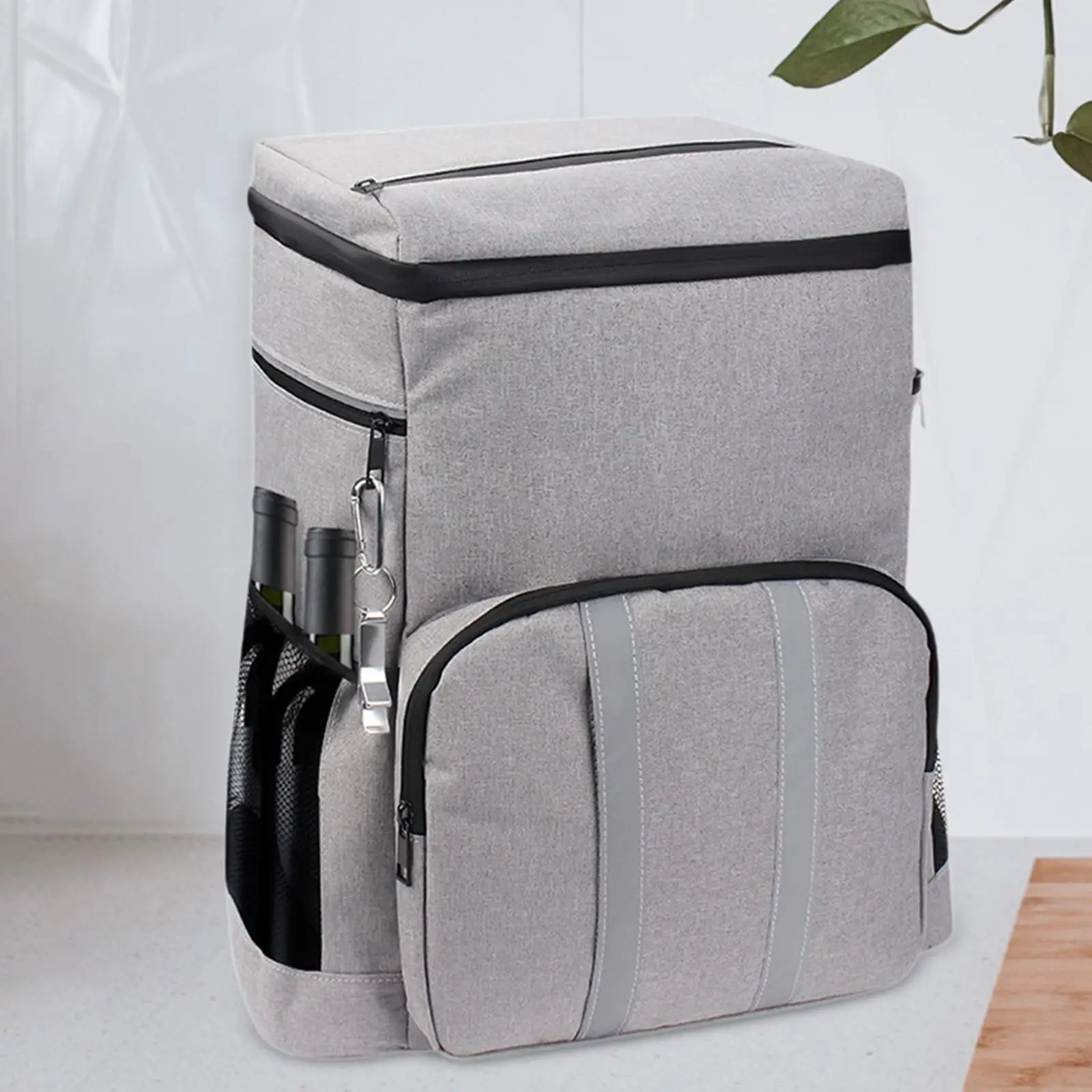 Insulated Cooler Backpack, Thermal Bag, Leakproof Lunch Backpack for Beach Hiking Fishing Camping