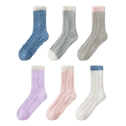 Luxuriously Soft Fuzzy Socks - Cozy Winter Warmth & Perfect Christmas Gifts - One Size (6 Pairs Multicolour)