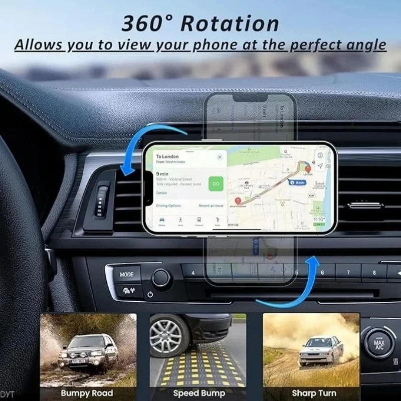 MagSafe Car Mount Magnets Magnetic Mobile Phone Holder For Car Auto Dashboard GPS Navigation Smart Phone Bracket Stand Gadgets 5