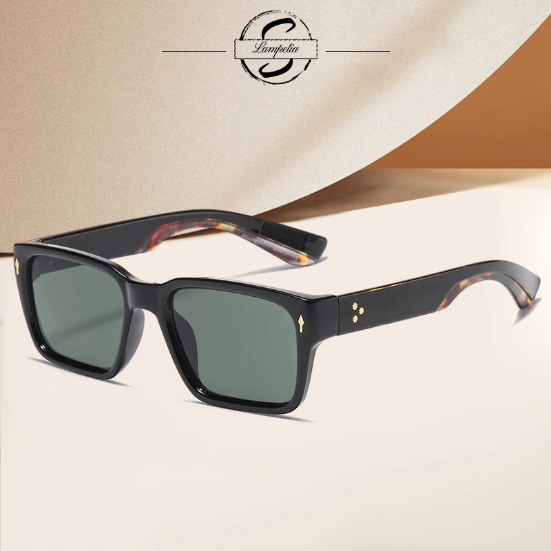

Sunglasses Men Fashion UV400 Polarized Glasses Luxury Designer Shades Square Driving Vintage Male Gafas De Sol Mujer Retro 2023