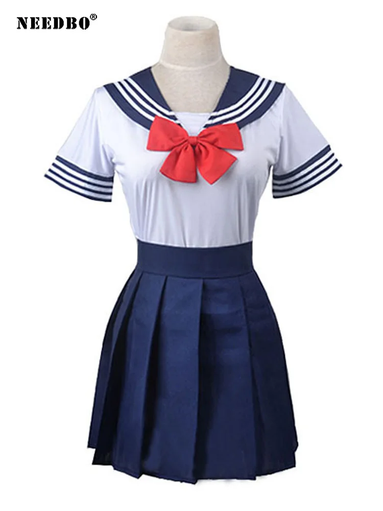 

Японская Корейская версия JK костюм женская школьная форма старшеклассник моряк Косплей костюмы студенческие девушки плиссированная юбка 2022