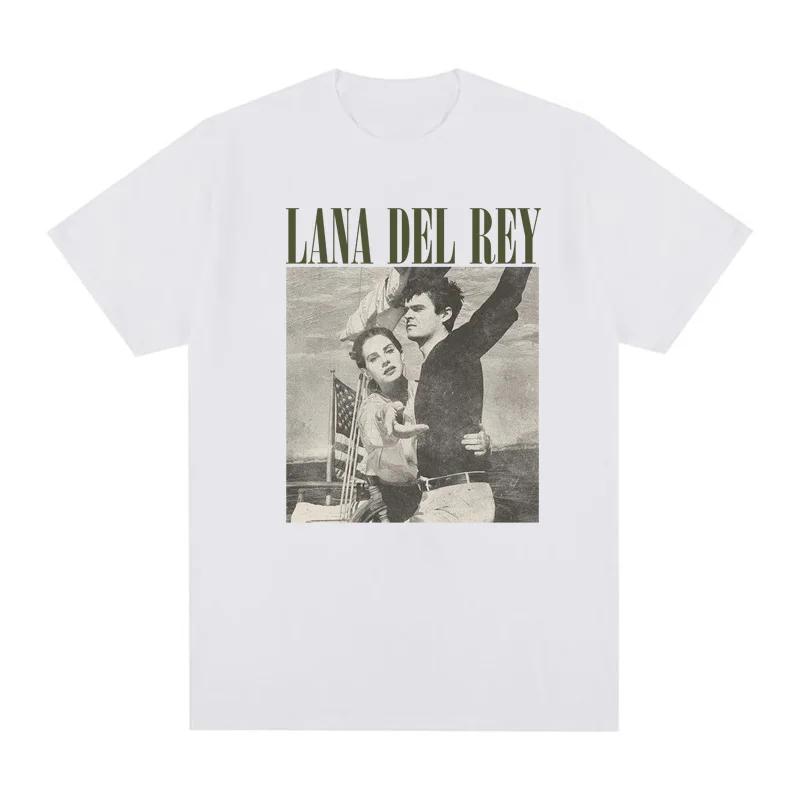 New Lana Del Rey Ldr Sailing Graphic T Shirt Summer Cotton Short Sleeve Tee Shirt Aesthetic Streetwear Vintage Unisex T-Shirt 4