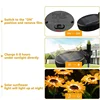 Outdoor Solar Sunflowers Lamp Smart Sense Garden Lights Yard Wedding Thanksgiving Decor Light Waterproof LED Lawn Light 5