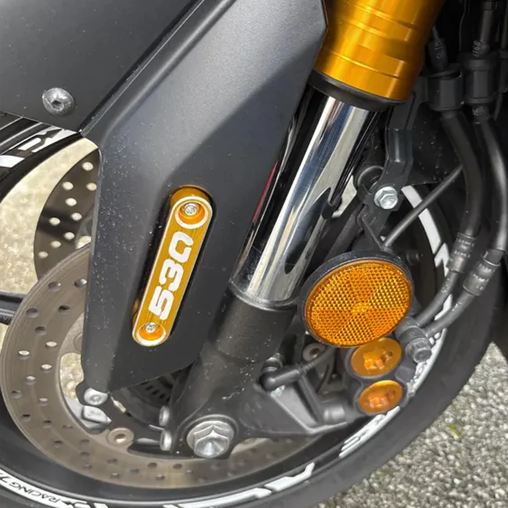 Cubierta decorativa de placa de circuito de eje delantero TMAX530 para Yamaha T-MAX TMAX 530 SX/DX 2015 2016 2017 2018 2019 accesorios de motocicleta - details 1