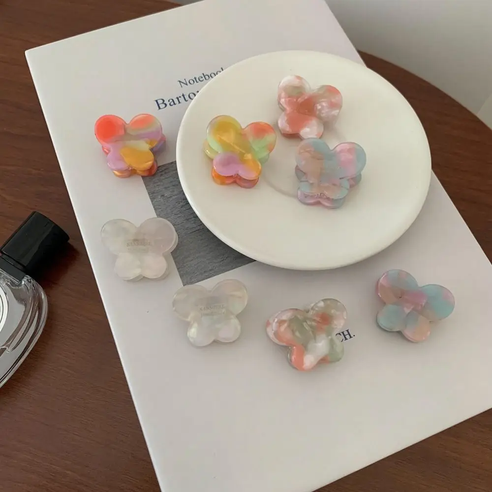 

New Acetate Hair Claw Mini Hair Clips Sweet Girls Letter Hairpins Croissant Hairgrips Women Children Headwear Gifts Headdress
