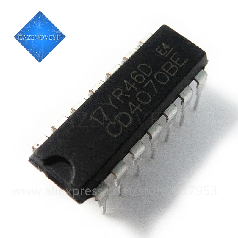 

10 шт./партия CD4070BE DIP14 CD4070 DIP 4070BE DIP-14 новая и оригинальная фотография