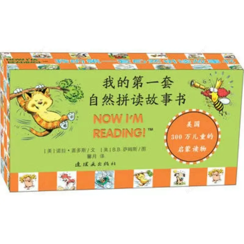 

My First Set of Natural Spelling Story Books Volume 81 Children's Enlightenment Audio Picture Books English Textbook