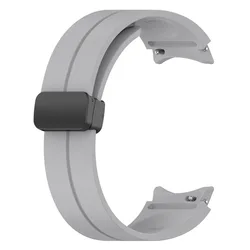 Silicone Magnetic Sport Band Strap for Watch 5 Pro (Gray)