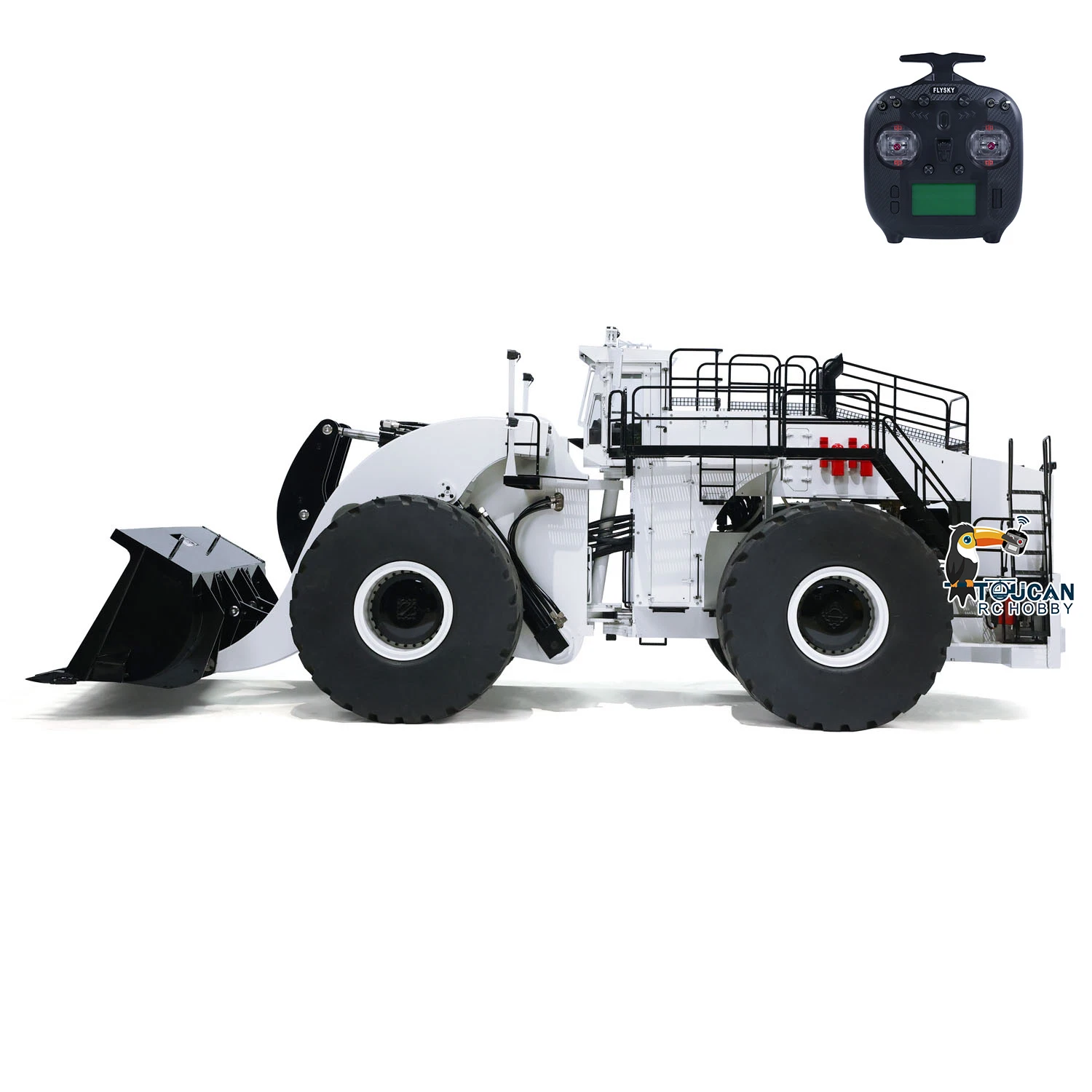 In Stock 1:14 L2350 Hydraulic RC Loader Heavy Duty Radio Control Construction Vehicle Earth Mover Light Sound Smoke Machine Toy 6