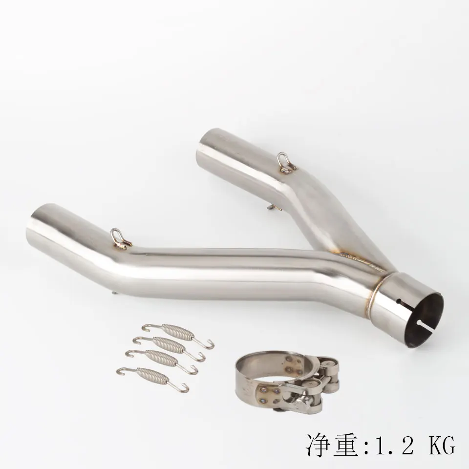 Motorcycle link pipe For Aprilia Dorsoduro 750 2008-2016 SMV750 SMV 750 Dorsoduro DD750 dorsoduro 750 exhaust mid pipe - Image 4