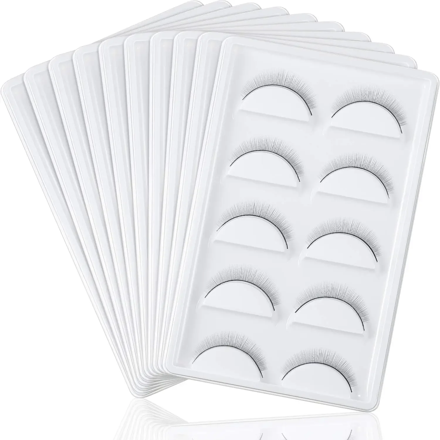50 Pairs lash strips，practice lashes for lash extensions，bottom lashes，half lashes cateye，maniqui para pestañas，wedding Gift
