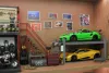 1/18 1/24 1/43 1/64 Parking Rack Lift Garage Model Car Scene 1
