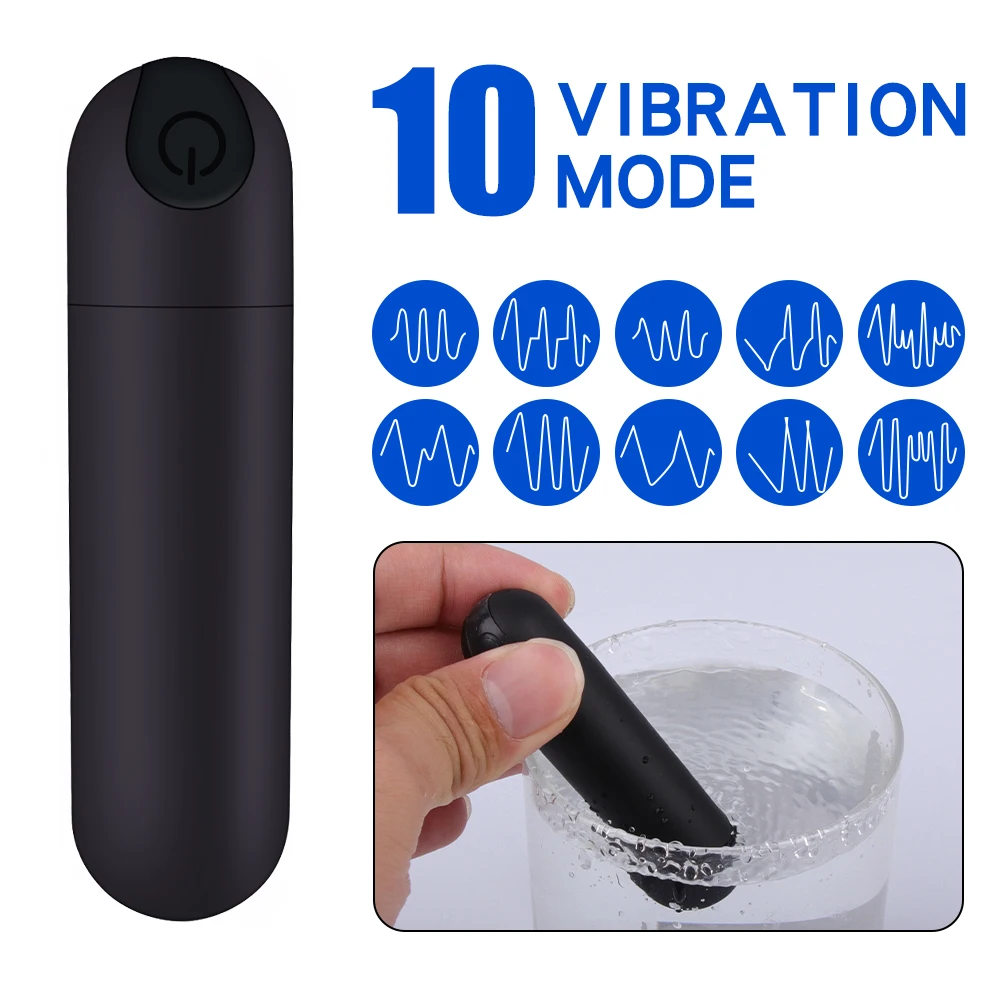 Mächtege USB-Opluedbare Mini-Kugelvibrator Sexspillsaachen fir Fraen Klitorisstimulator l G-Punktvibrator Erotik_voghion.com