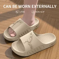 Men's slippers for outdoor wear, summer home, thick soled shower, anti slip sports, 4