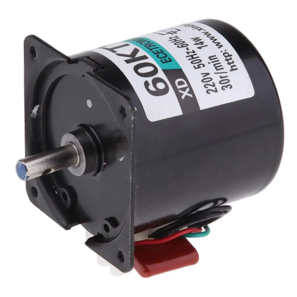 영구 자석 전기 동기 모터, 60KTYZ, 220V, 30RPM, 14W