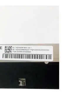 노트북 LCD 화면 디스플레이 매트릭스, 14 인치 NV140WUM N44 NV140WUM-N44, 1920x1200 WUXGA IPS EDP 30 핀