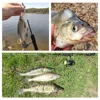 Spinpoler Soft Bait Fishing Lure Shad Stick Worm Sea Bass Fake Earthworm Artificial Trout Bass Drop Shot Perch Leurre 10pcs/Pack 6