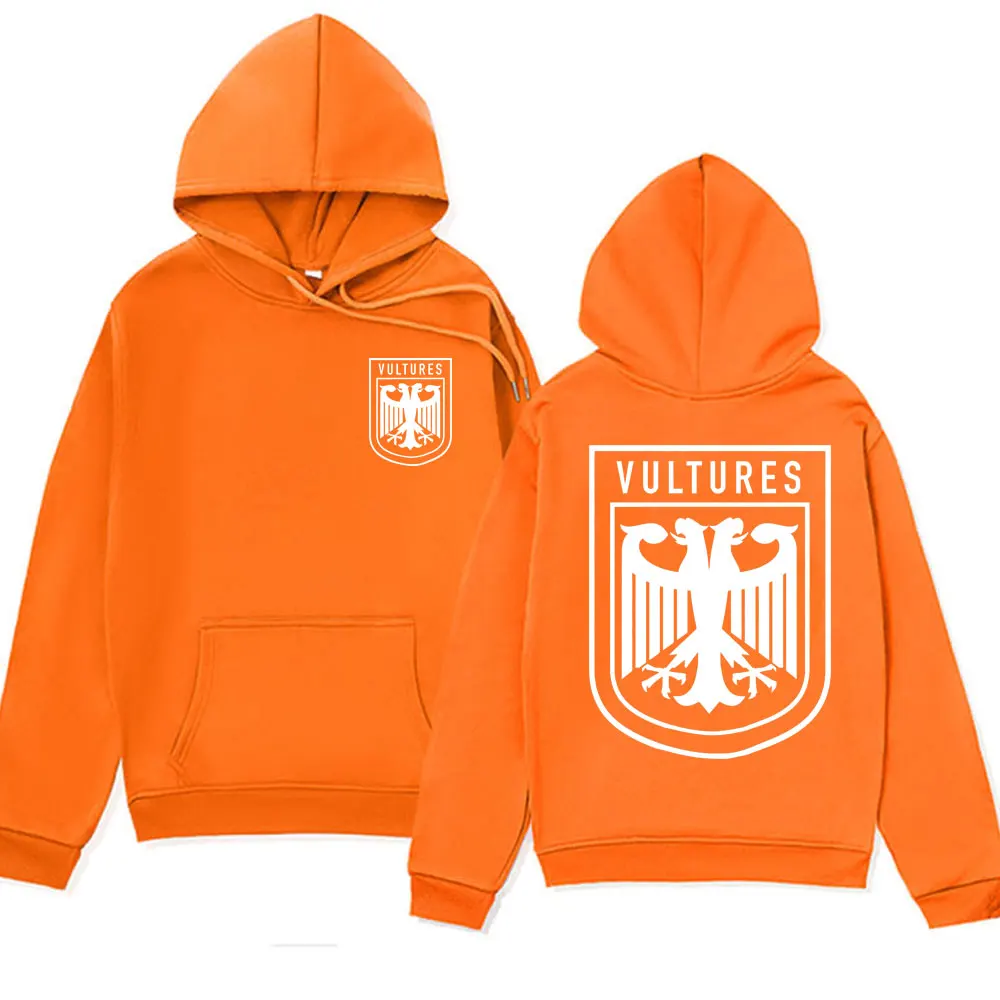 Rapper Kanye West Vultures New Album Graphics Print Hoodie Men Women's Fashion Oversized Hip Hop Hoodies Sweatshirts Streetwear