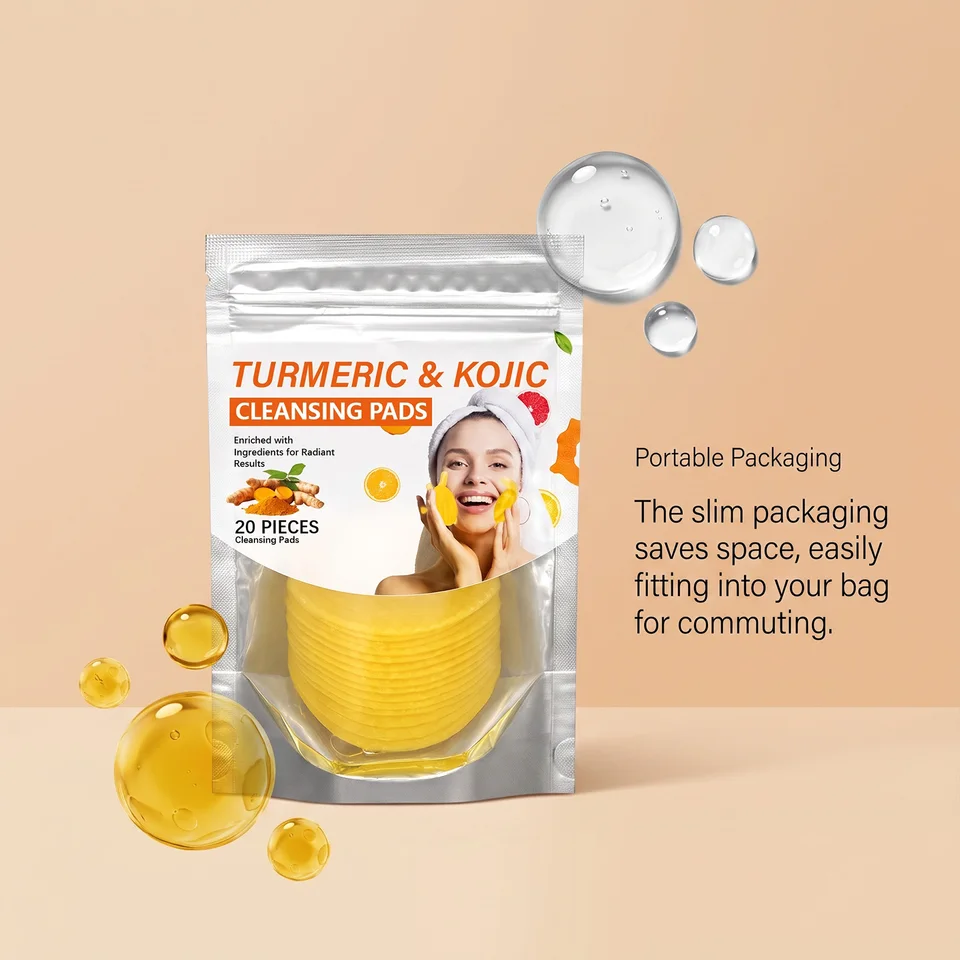 Soft Dual Use Facial Cleansing Pads for Skincare