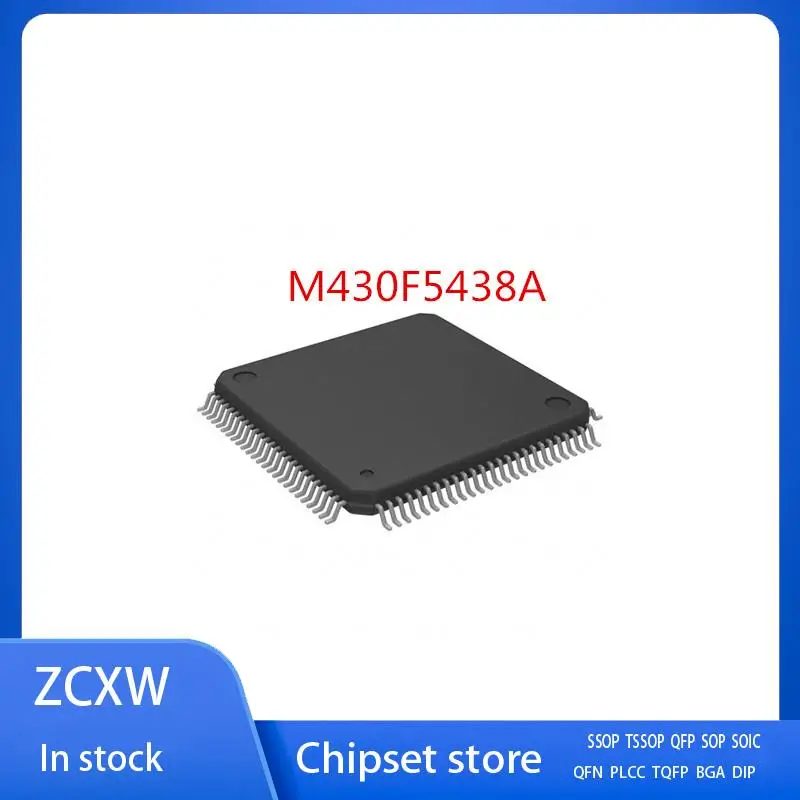 

10PCS/LOT NEW M430F5438A MSP430F5438A MSP430F5438AIPZR QFP100