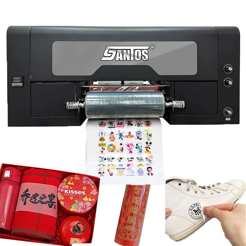 

A3 UV DTF Printer AB Film Transfer Printing Machine Cup Wrap All-in-One Printing Laminating Functions