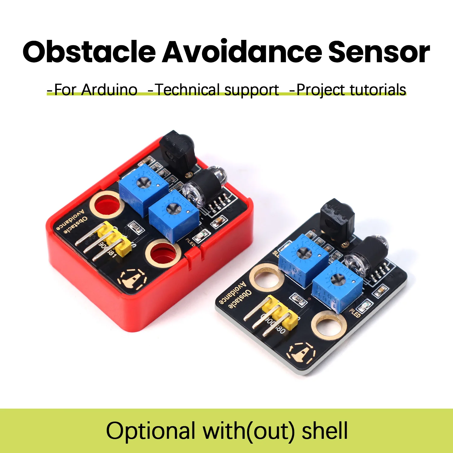 Infrared Obstacle Avoidance Sensor & Single Line Tracing Sensor Compatible With Lego Blocks For Arduino Robot Projects