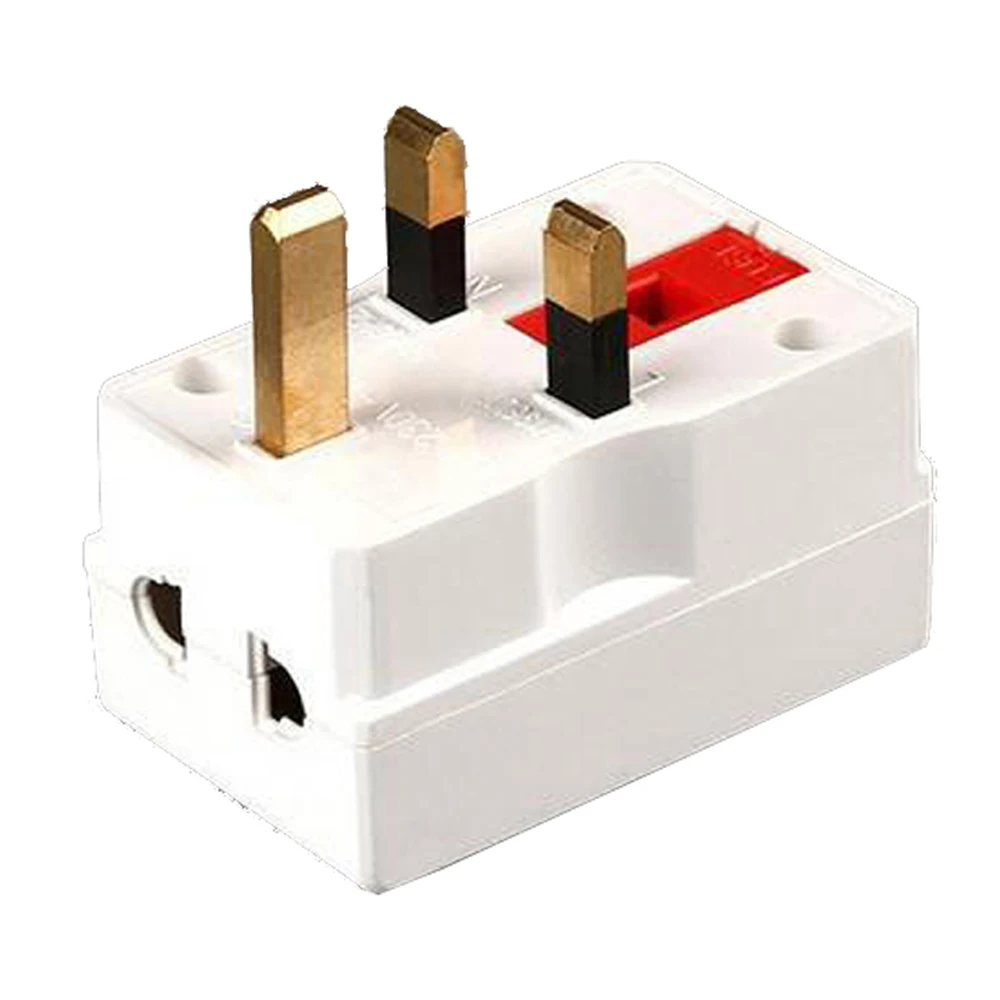 Universal China AU EU US to UK 13A Fused Plug 2 in 1 India South Africa Industry Electrical Power Plug Converter Type G