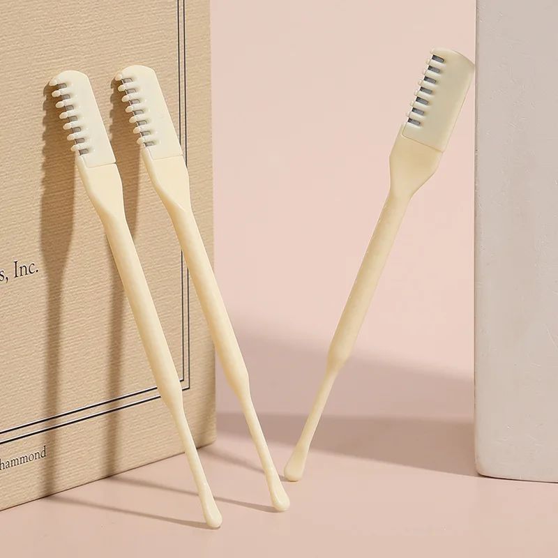 5/10-Pack 360° Rotating Nose Hair Trimmer & Eyebrow Grooming Kit - 2-in-1 Manual Operation for Precise Trimming, Unisex Design