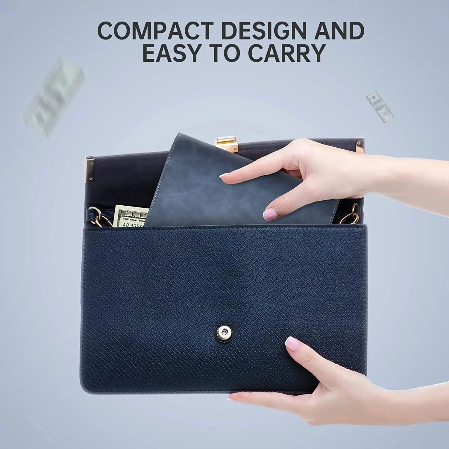 PU Leather Notebook A6 Binder DIY Planner Organizer 6 Zipper Pockets 12Pcs Budget Sheet 2Pcs French Alphabet Stickers leather notebook budget binder notebook budget binder notebook organizer