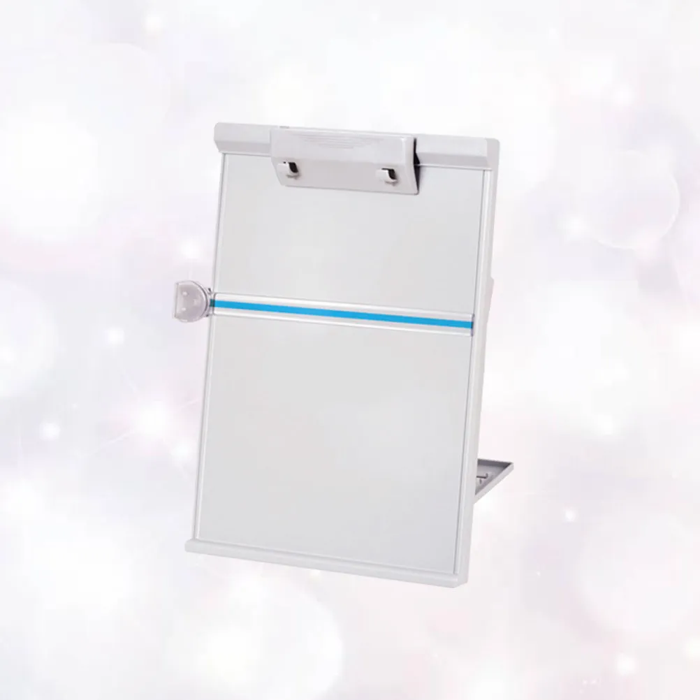 1Pcs 조정 가능한 독서대 ABS 플라스틱 문서 홀더 음악 점수 책 홀더 독서실을 위한 안정적이고 견고한 책상 스탠드