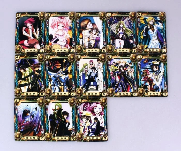 Code Geass Anime-Themed Poker Cards Set