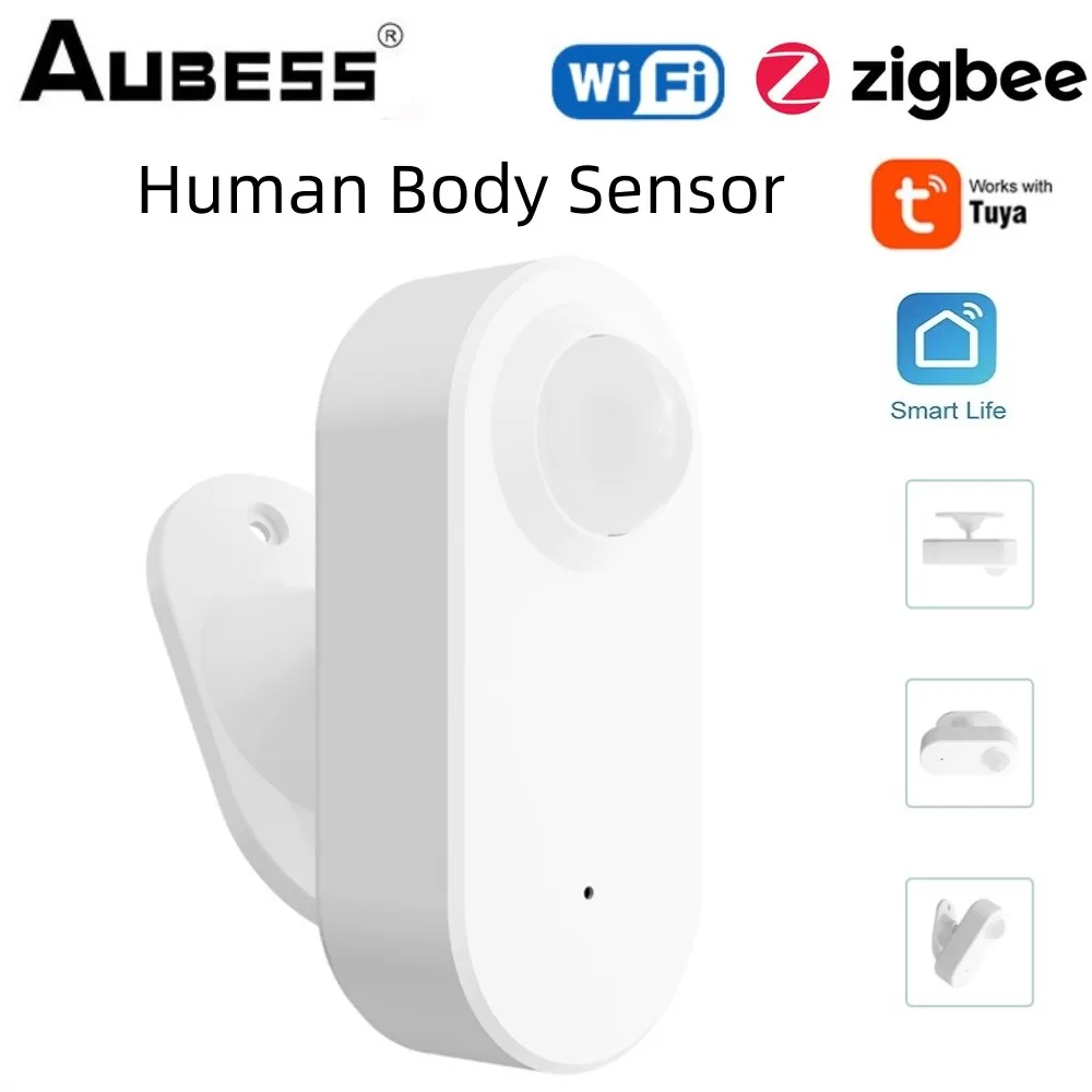 Tuya Zigbee Human Body Sensor Remote Control Ultra-long Standby Emergency Push History Tracking Gateway Required Smart Home