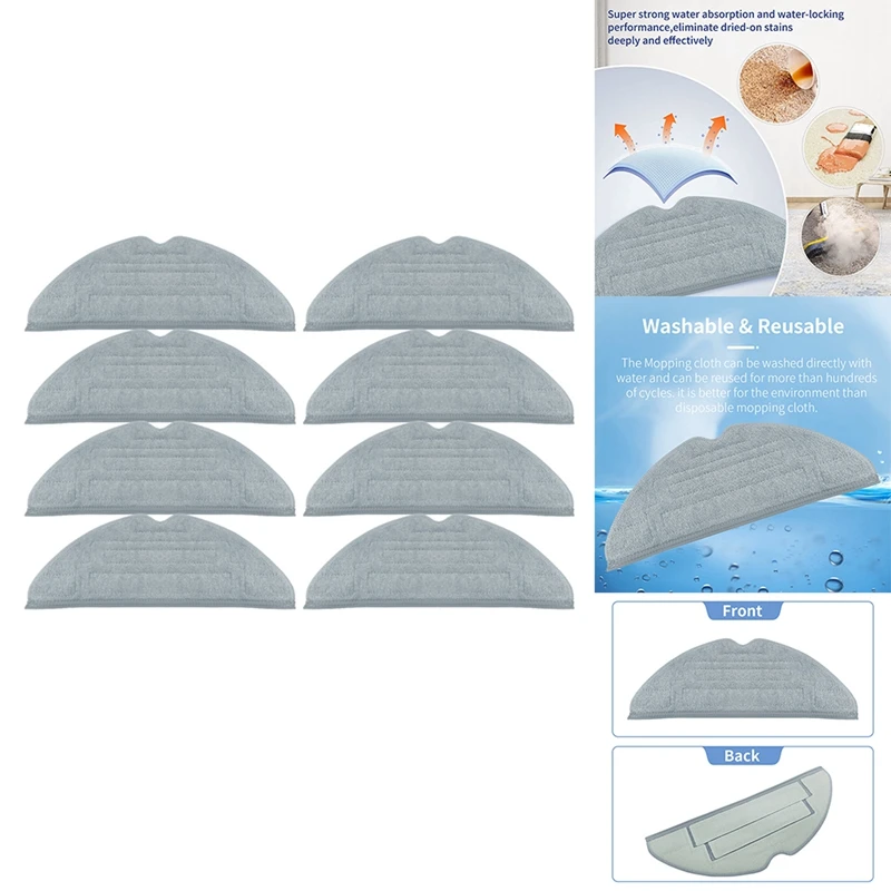 

Коврик для швабры Roborock S8 S8 PLUS S8 + S8 Pro Ultra G20 с двойной вибрацией, насадка для робота-пылесоса, насадка для швабры, аксессуары