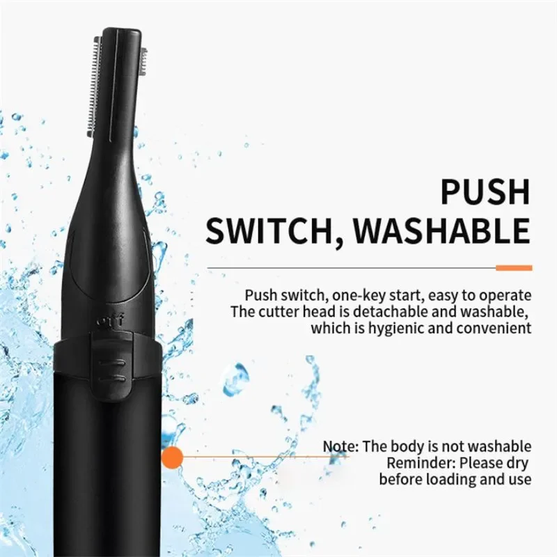 Multi-function Portable Electric Eyebrow Trimmer Washable Eyebrow Razor Ladies Do Not Hurt The Skin Baby Men's Shaving Razor 4#