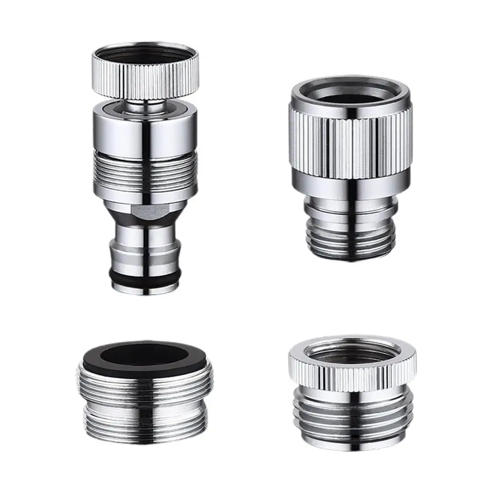 Wasserhahn-Adapter-Set für Gartenschläuche und Duschanschluss, Schnellanschlüsse, Schlauchadapter, Waschbeckenanschluss, Gartenbewässerungswerkzeuge – Detail 12