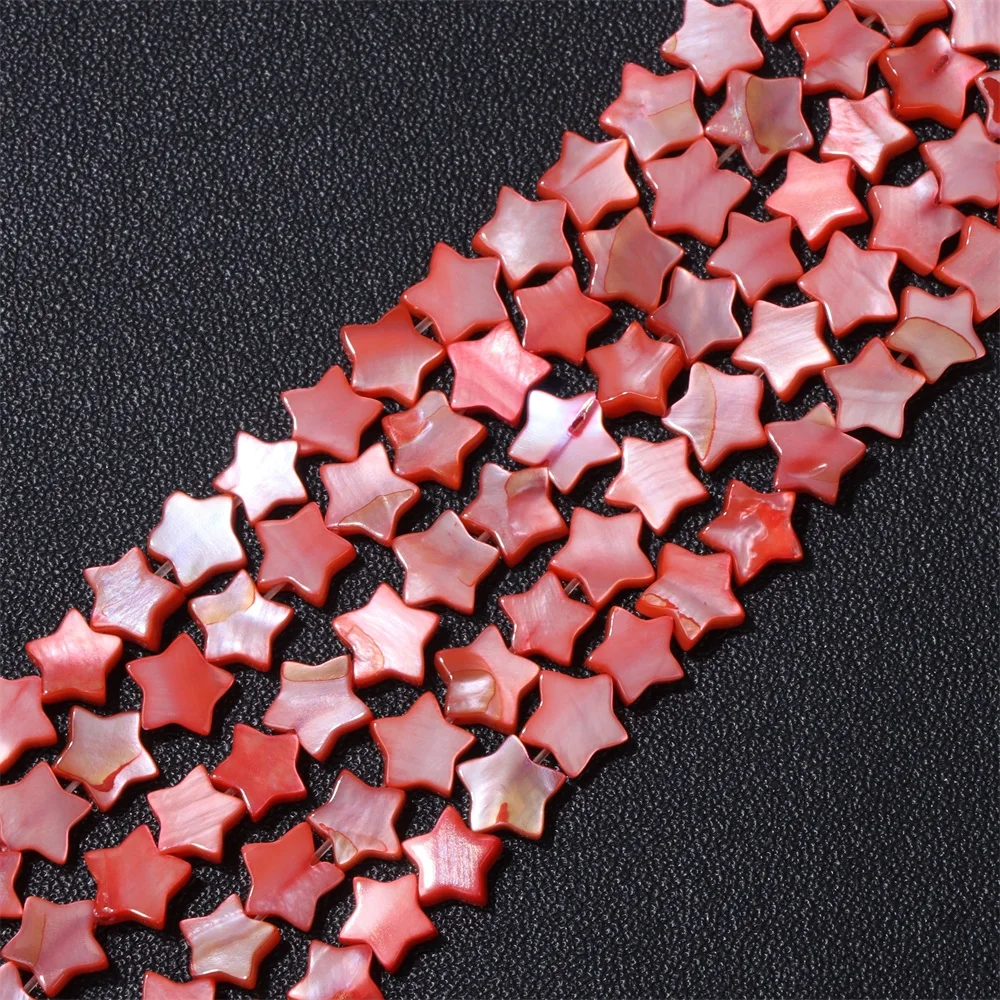 Vibrant Multicolor Heart Shell Beads - Natural Freshwater Mother of Pearl