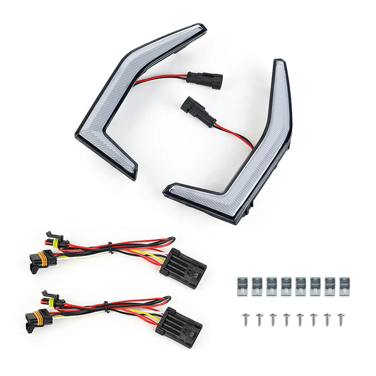 

LED Front Side Marker Lights Exquisite Workmanship Convenient Installation Indicator Lamp for Kawasaki for Teryx Krx 1000 20-22