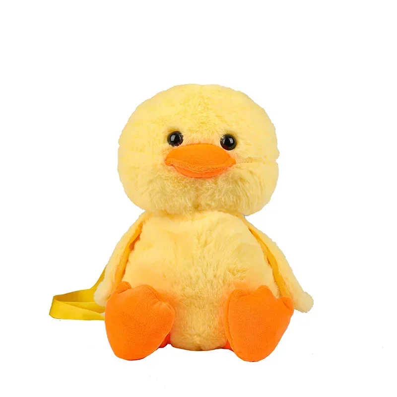 Small Yellow Duck Plush Bag New Cute Shoulder Bag Girls Outing Backpack Korean Version of The Hundred Animal Cartoon Bag 6