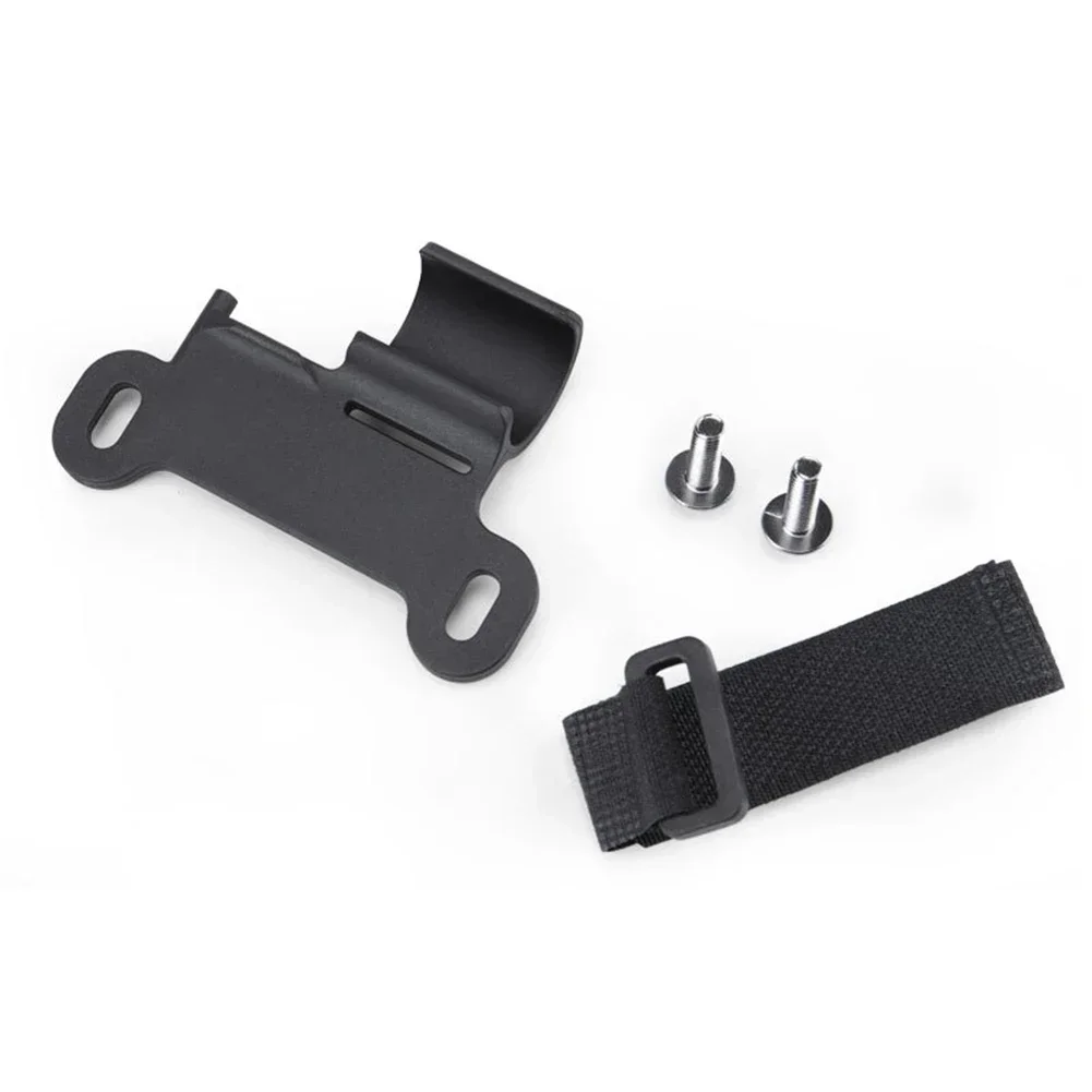Support De Pompe à Vélo - Fixation Pour Cadre - Compatible Pompe 2,4 à 3 Cm - Noir ABS
